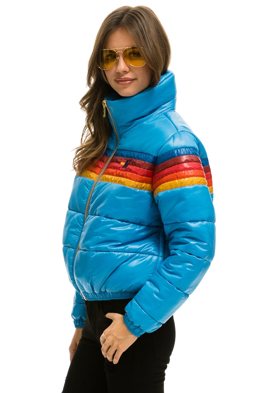 5 STRIPE APRES JACKET - GLOSSY OCEAN - Image 2