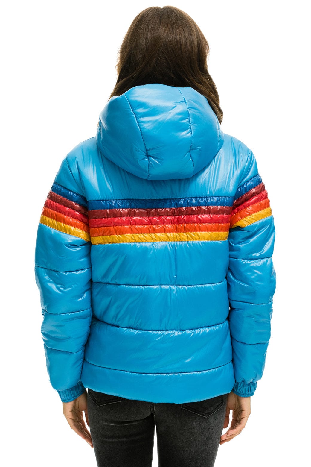 5 STRIPE TREKKER JACKET - GLOSSY OCEAN - Image 6