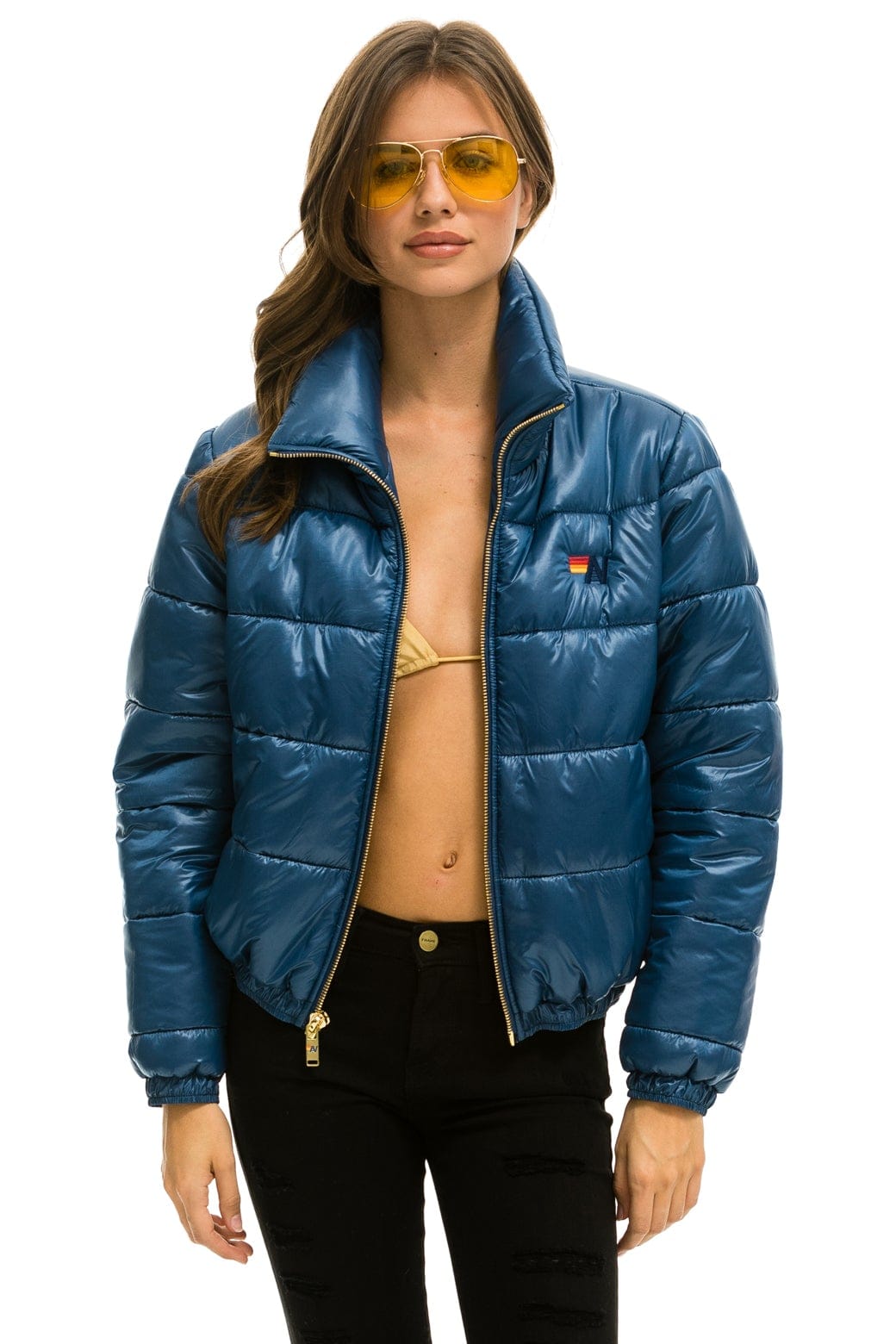 BOLT LUXE APRES PUFFER JACKET - GLOSSY DEEP BLUE - Image 6