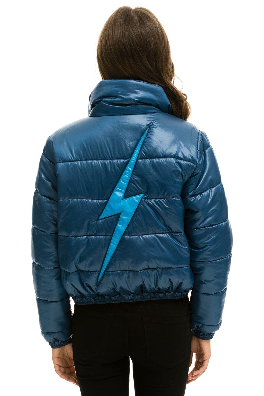 BOLT LUXE APRES PUFFER JACKET - GLOSSY DEEP BLUE - Image 2