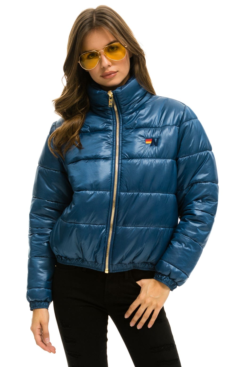 BOLT LUXE APRES PUFFER JACKET - GLOSSY DEEP BLUE - Image 5