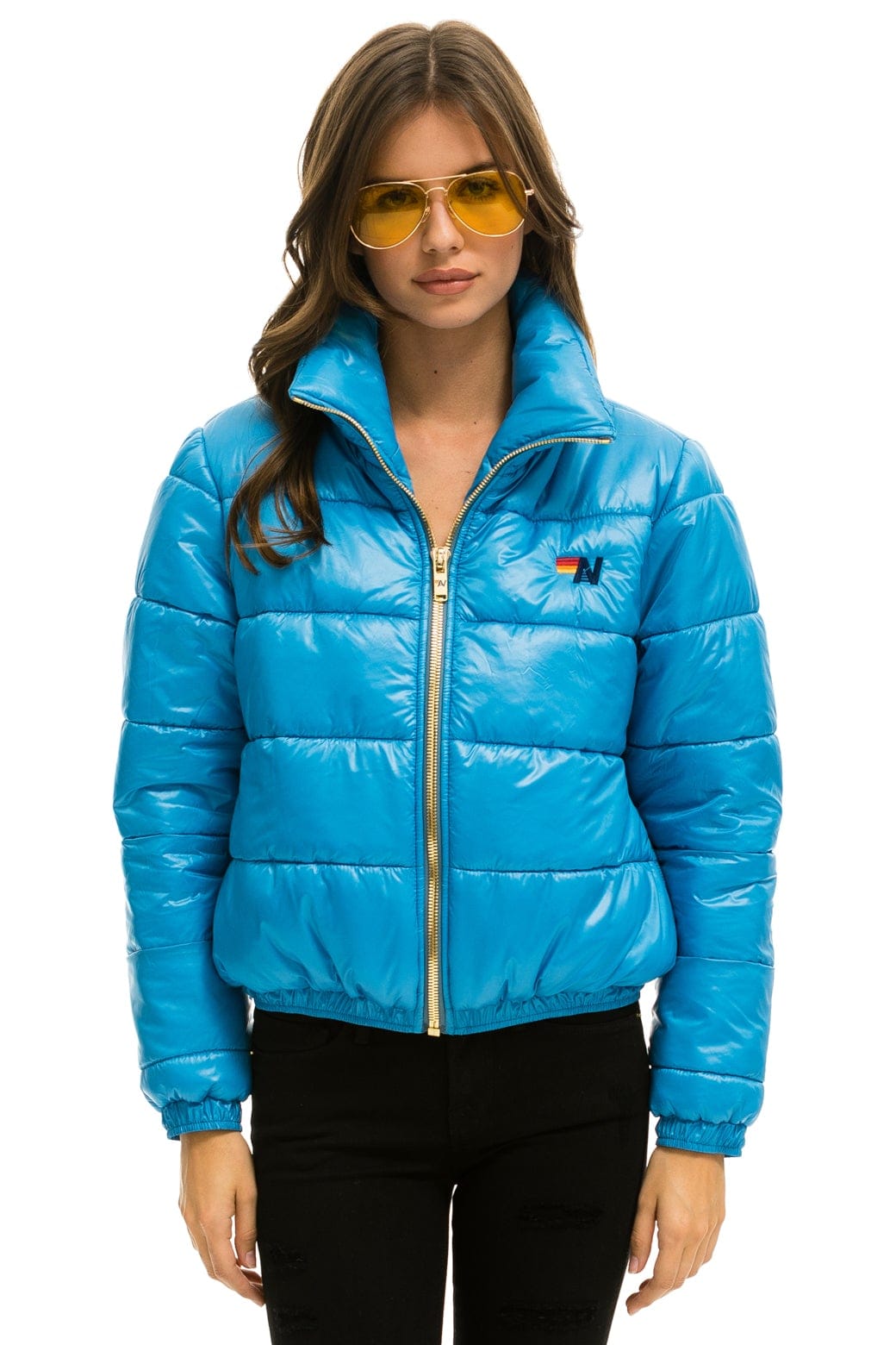 BOLT LUXE APRES PUFFER JACKET - GLOSSY OCEAN - Image 5