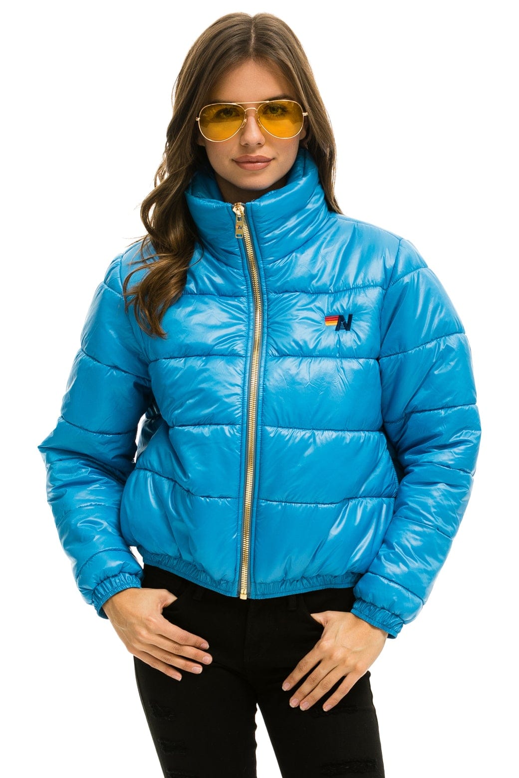 BOLT LUXE APRES PUFFER JACKET - GLOSSY OCEAN - Image 6
